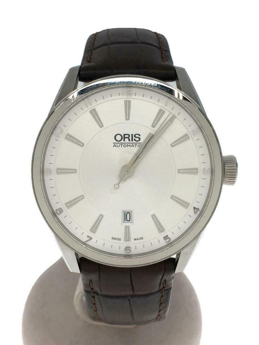 ORIS Self-winding Analog Automatic Stainless Steel Men's Watch Pre Owned: ORIS Self-winding Analog Automatic Stainless Steel Men's Watch Pre Owned Brand: Oris Type: Wristwatch Department: Mens Pre-Owned The BIDHAUS Guarantee: All items in this auction are guaranteed authent