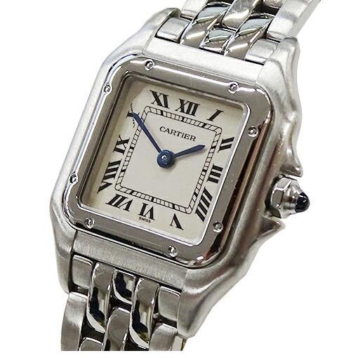 Cartier Watch Ladies Panther SM Quartz SS Stainless W25033P5 Silver Polished: Cartier Watch Ladies Panther SM Quartz SS Stainless W25033P5 Silver Polished Brand: Cartier Country of Origin: Switzerland Gender: Women Material (Case): Stainless steel Material (Band): Stainless ste