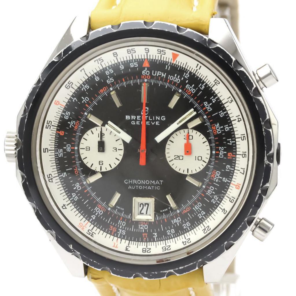 Breitling Navitimer Automatic Stainless Steel Men's Sports Watch 1808: Breitling Navitimer Automatic Stainless Steel Men's Sports Watch 1808 Brand: Breitling Line: Navitimer Model: 1808 Style: Sport Gender: Men Material (Case): Stainless steel Material (Band): Leather Co