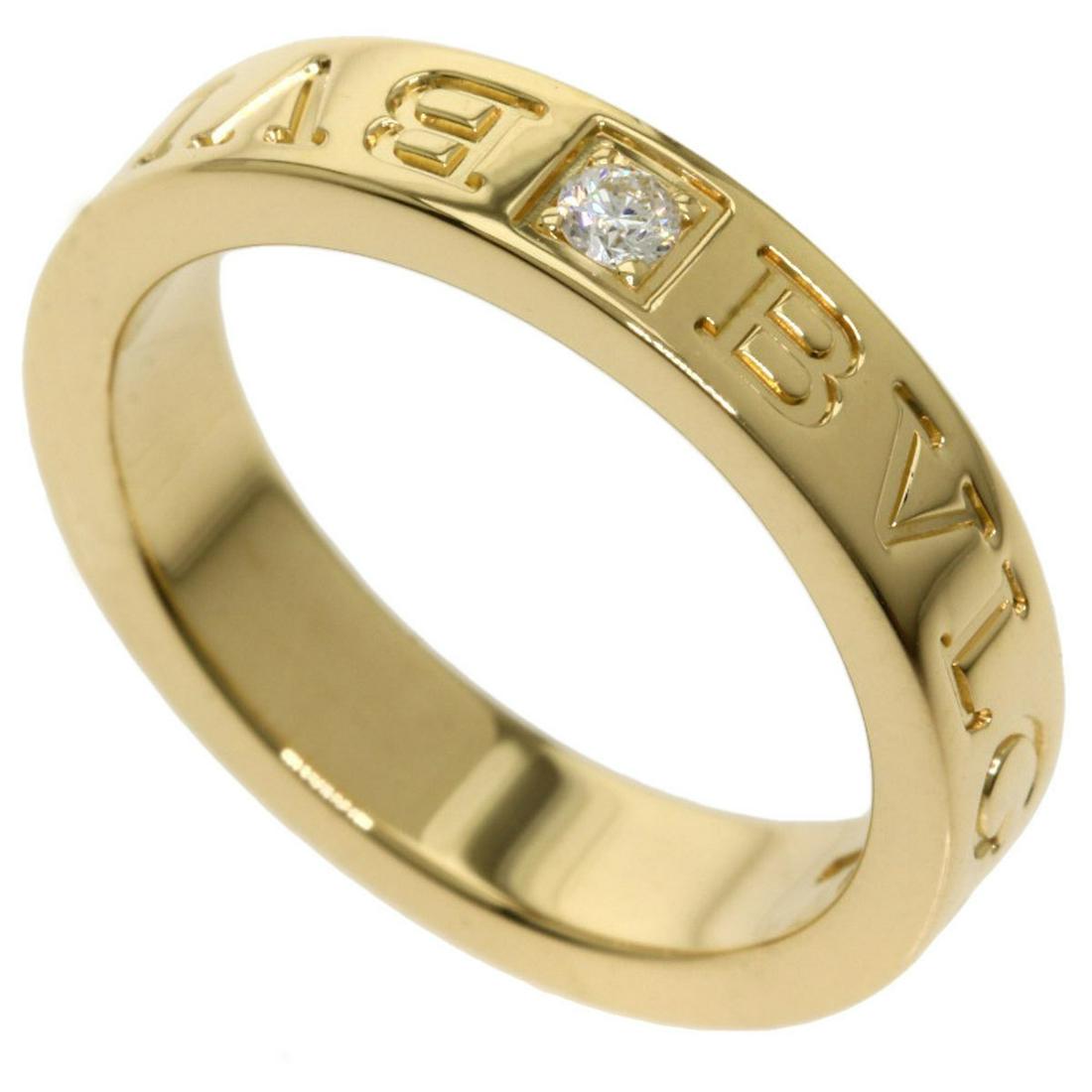 Bvlgari Double Diamond Ring / K18 Yellow Gold Ladies BVLGARI: Bvlgari Double Diamond Ring / K18 Yellow Gold Ladies BVLGARI Brand: Bvlgari Gender: Women Material: Yellow gold (18K) Stone: Diamond US Size: 5.5 Width: 4mm / 0.16 Weight: 6.6g / 0.23oz. Overall Scrat