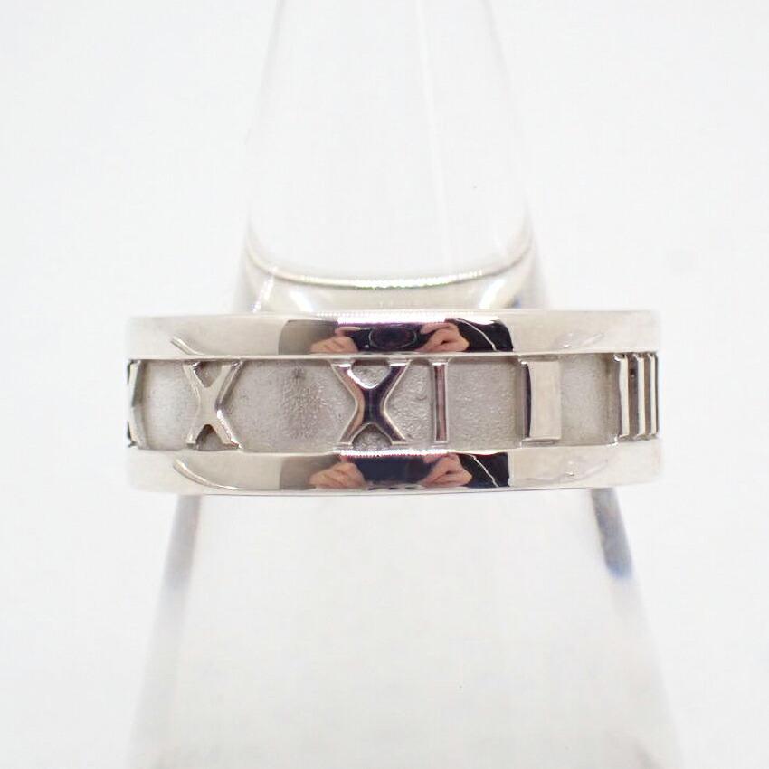 TIFFANY / Tiffany SV925 Atlas Ring No. 7: TIFFANY / Tiffany SV925 Atlas Ring No. 7 Brand: Tiffany Line: Atlas Material: Sterling silver 925 US Size: 4 Other Size: 47 Width: 6.2mm / 0.24 Weight: 5.5g / 0.19oz. Maintenance: Polished A The BIDHA