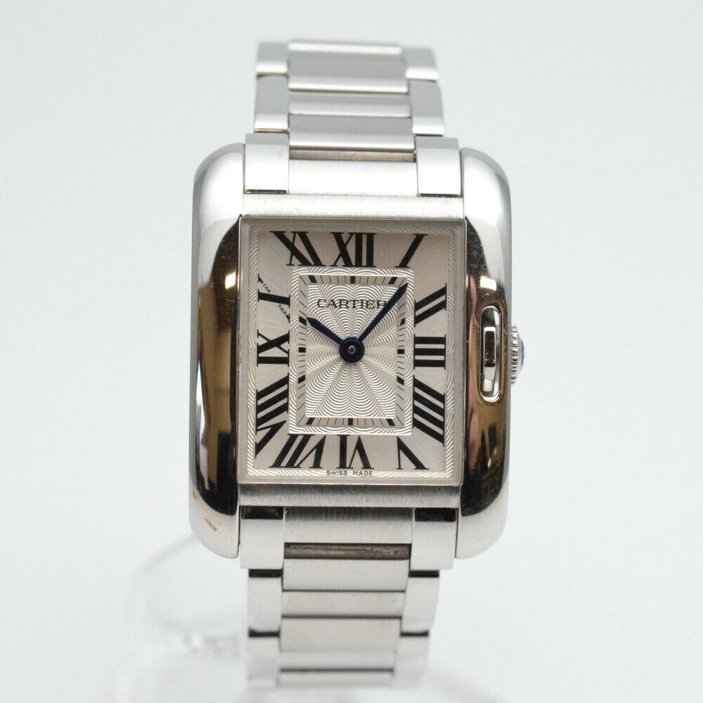 Cartier W5310022 Tank Anglaise SM Silver Quartz SS Ladies Used: Cartier W5310022 Tank Anglaise SM Silver Quartz SS Ladies Used Brand: CARTIER Type: Wristwatch Department: Women Pre-Owned The BIDHAUS Guarantee: All items in this auction are guaranteed authentic and