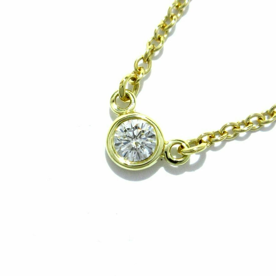 TIFFANY&Co. By The Yard 18K Yellow Gold Diamond: TIFFANY&Co. By The Yard 18K Yellow Gold Diamond Brand: TIFFANY&Co. Style: Necklace Color: 18K Yellow Gold Diamond Material: 18K Yellow Gold Diamond Product Name: By The Yard Accessories: Box Dust Bag 
