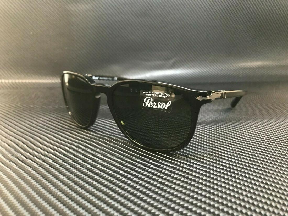 PERSOL PO3019S 95 31 Black Square Men's 55 mm: PERSOL PO3019S 95 31 Black Square Men's 55 mm Department: Men Style: Square Type: Sunglasses Brand: Persol Frame Color: Black New The BIDHAUS Guarantee: All items in this auction are guaranteed authen