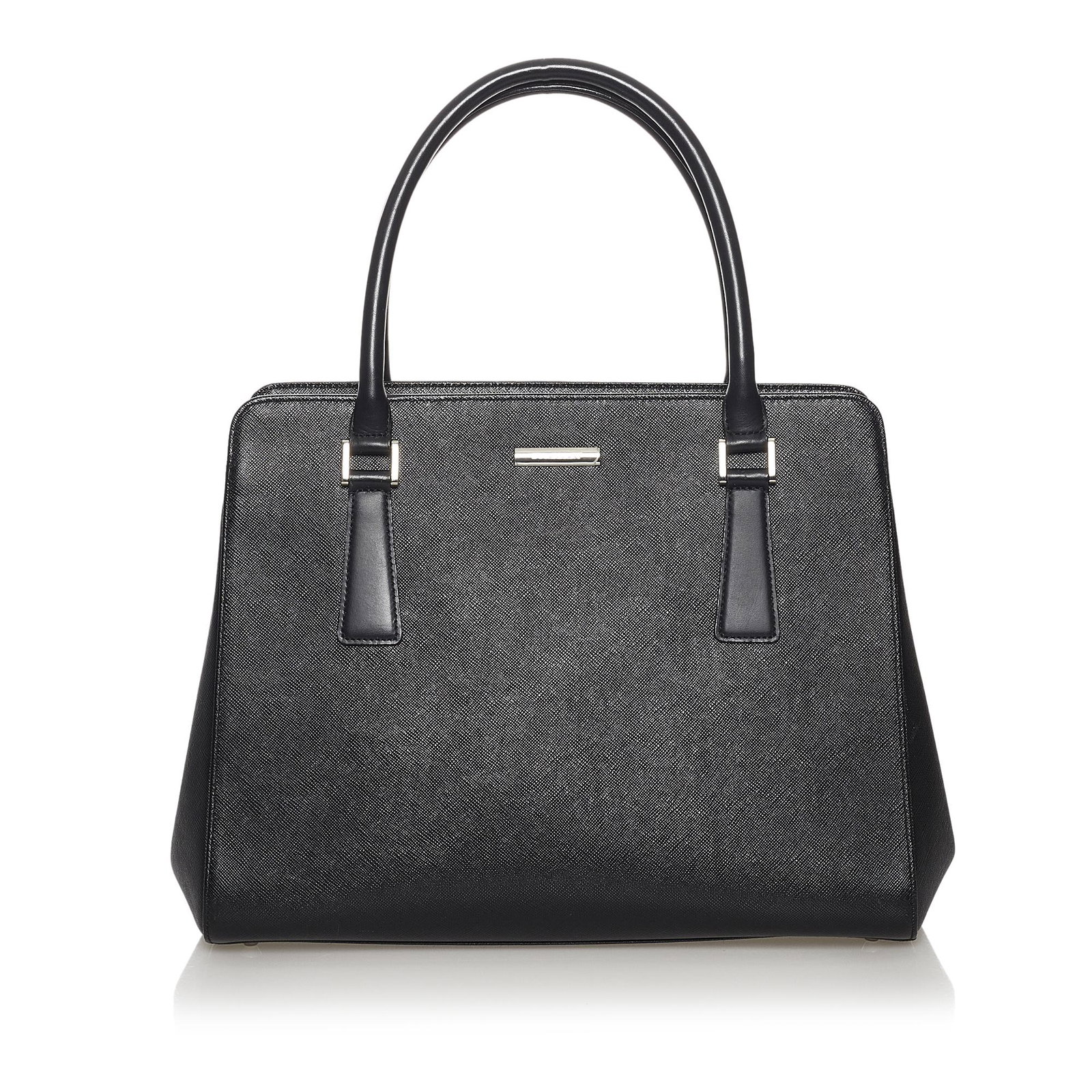 Burberry Leather Handbag: Burberry Leather Handbag This handbag features a leather body rolled leather handles a top zip closure and interior zip and slip pockets. Brand: Burberry Model: Leather Handbag Origin: United Kingdom 