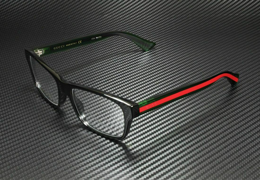 GUCCI GG0006O 006 Black Men's Rectangle Eyeglasses 55: GUCCI GG0006O 006 Black Men's Rectangle Eyeglasses 55 Department: Men Style: Rectangle Type: Eyeglasses Features: Full Rim Frame Material: Acetate Brand: Gucci Frame Color: Black New The BIDHAUS Guara