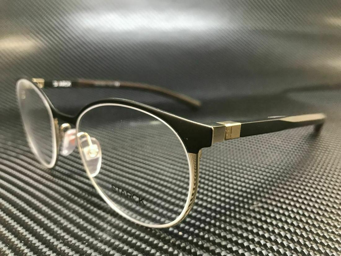 STARCK EYES SH2034 0004 Black Round 50 mm Men's: STARCK EYES SH2034 0004 Black Round 50 mm Men's Brand: Starck Eyes Department: Boys Frame Color: Black Style: Round Type: Eyeglasses New The BIDHAUS Guarantee: All items in this auction are guaranteed