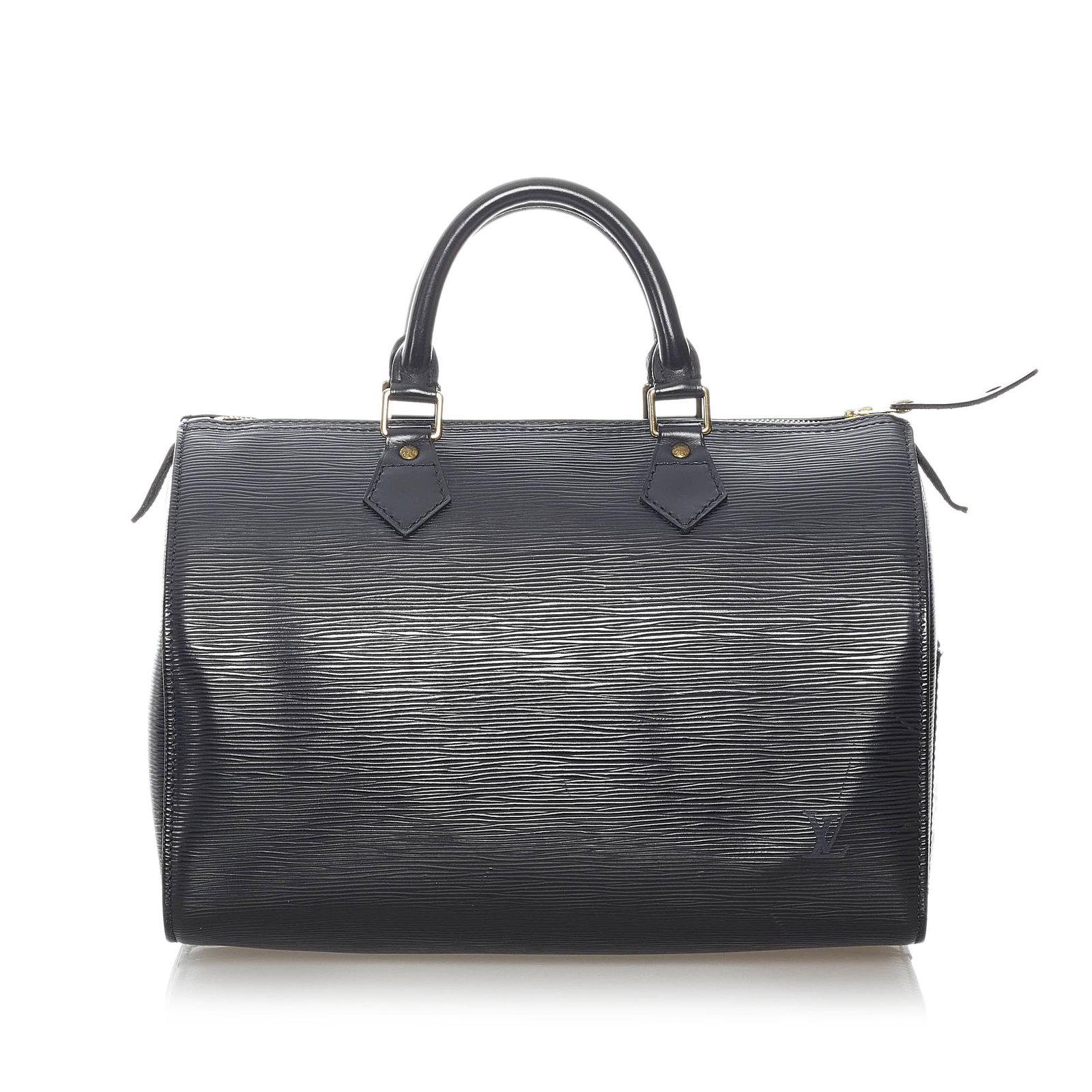 Louis Vuitton Epi Speedy 30: Louis Vuitton Epi Speedy 30 The Speedy 30 features an epi leather body an exterior side slip pocket rolled handles a top zip closure and an interior slip pocket. Brand: Louis Vuitton Model: Epi Speedy