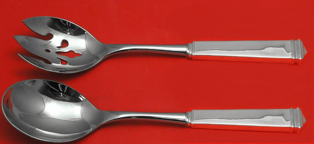 Hampton by Tiffany and Co Sterling Silver Salad Serving Set HH WS 10 1/2" Custom: Hampton by Tiffany and Co Sterling Silver Salad Serving Set HH WS 10 1/2" Custom Maker: Tiffany & Co. Featured Refinements: Tiffany Sterling Silverware Composition: Sterling Silver Age: Post-1940 Bran