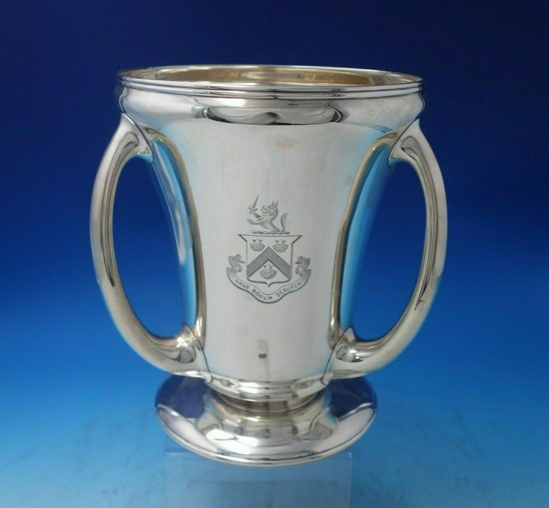 Hamilton by Tiffany and Co Sterling Silver Loving Cup Trophy Cooler 49 ozt #5900: Hamilton by Tiffany and Co Sterling Silver Loving Cup Trophy Cooler 49 ozt #5900 Maker: Tiffany & Co. Composition: Sterling Silver Age: 1900-1940 Brand: Tiffany & Co. Pattern: Hamilton aka Gramercy Ty