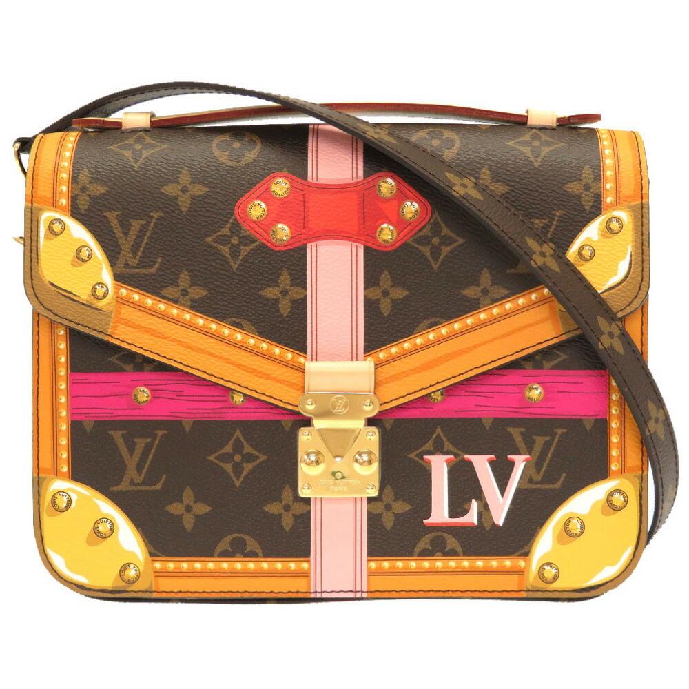 Louis Vuitton Monogram Pochette Metis Summer Trunk Limited M43628 Shoulder Bag 0238 LOUIS: Louis Vuitton Monogram Pochette Metis Summer Trunk Limited M43628 Shoulder Bag 0238 LOUIS Brand: Louis Vuitton Line: Monogram Model: M43628 Country of Origin: France Type: Pochette Shoulder bag Gender
