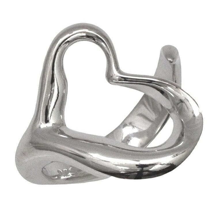 Tiffany Open Heart Ring Silver Elsa Peretti No. 11 # Ag 925 TIFFANY & Co.: Tiffany Open Heart Ring Silver Elsa Peretti No. 11 # Ag 925 TIFFANY & Co. Brand: Tiffany Line: Open Heart Gender: Women Material: Silver 925 US Size: 6 Width: 19mm / 0.75 Inner Diameter: 17.00mm / 0.6