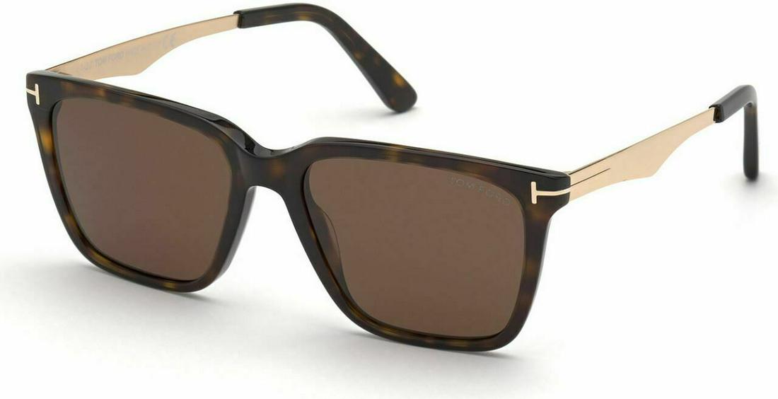 TOM FORD Eric-02 FT0862 52E Dark Havana Rectangle Square 54 mm Men's: TOM FORD Eric-02 FT0862 52E Dark Havana Rectangle Square 54 mm Men's Brand: Tom Ford Frame Color: Beige Style: Rectangle Type: Sunglasses New The BIDHAUS Guarantee: All items in this auction are guara