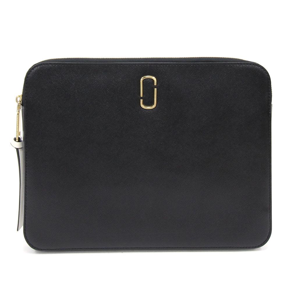 Marc Jacobs PC Case M0014616 Black Gray Leather Tablet Laptop Clutch Bag Snapshot 13: Marc Jacobs PC Case M0014616 Black Gray Leather Tablet Laptop Clutch Bag Snapshot 13 Brand: Marc Jacobs Color: Black Gray Material: Leather Leather: Size (HxWxD): 24.5cm x 32.5cm x 2.5cm / 9.64 x 12.7