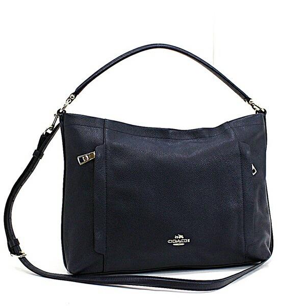Coach Shoulder Bag Leather Navy COACH Ladies: Coach Shoulder Bag Leather Navy COACH Ladies Brand: Coach Type: Shoulder bag Material: Leather Leather: Color: Navy Closure: Zipper Open pocket: 2 Zipper pocket: 1 Outer Pocket: Zipper pocket2 Zipper