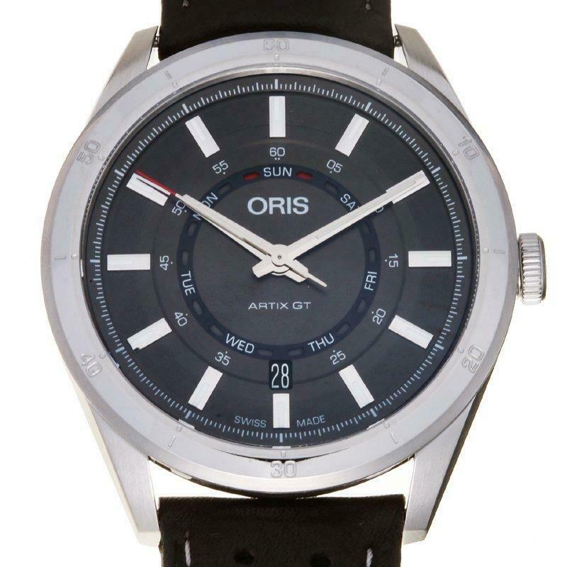 Oris Artix GT Day-Date 01 735 7751 4153 Stainless Gray Dial Men's Watch: Oris Artix GT Day-Date 01 735 7751 4153 Stainless Gray Dial Men's Watch Brand: Oris Type: Wristwatch Pre-Owned The BIDHAUS Guarantee: All items in this auction are guaranteed authentic and come with a