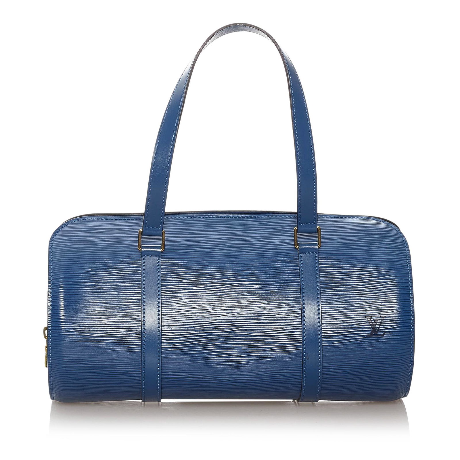 Louis Vuitton Epi Soufflot: Louis Vuitton Epi Soufflot The Soufflot features an epi leather body flat shoulder straps a top zip closure and an interior slip pocket. Brand: Louis Vuitton Model: Epi Soufflot Origin: France Categor