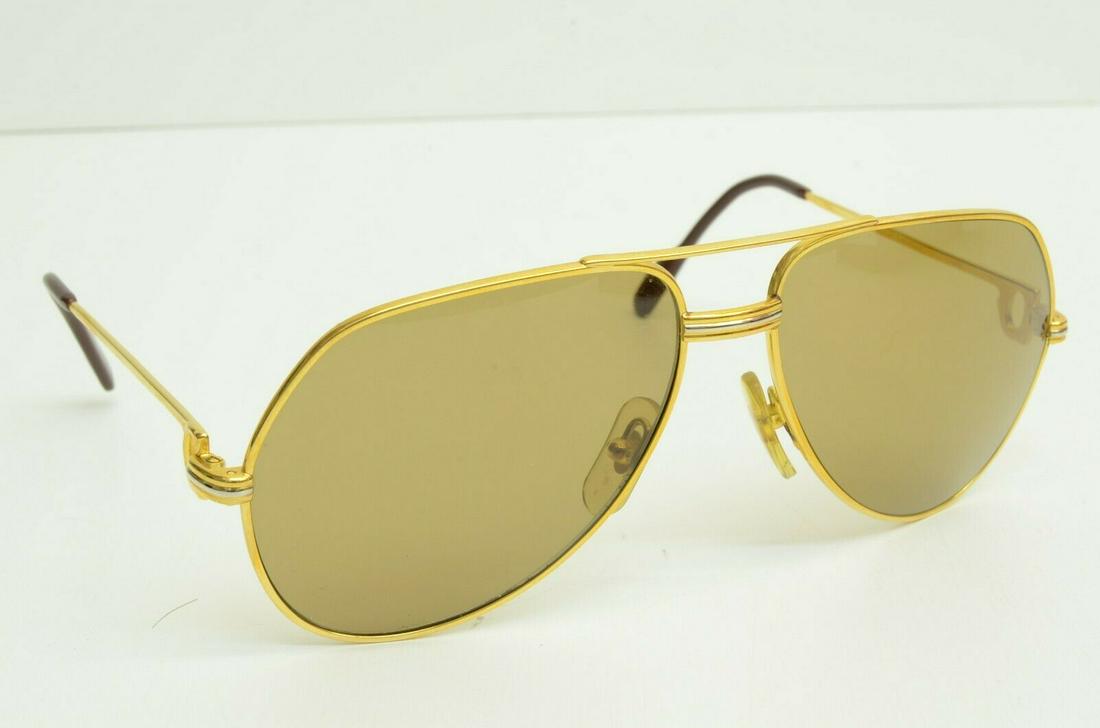 Cartier Vendome Louis 59 14 130 GP Vintage Aviator: Cartier Vendome Louis 59 14 130 GP Vintage Aviator Character: N/A Lens Material: N/A Model: Vendome Louis Country/Region Of Manufacture: France Department: Men Style: Aviator Temple Length: 130 mm Pro