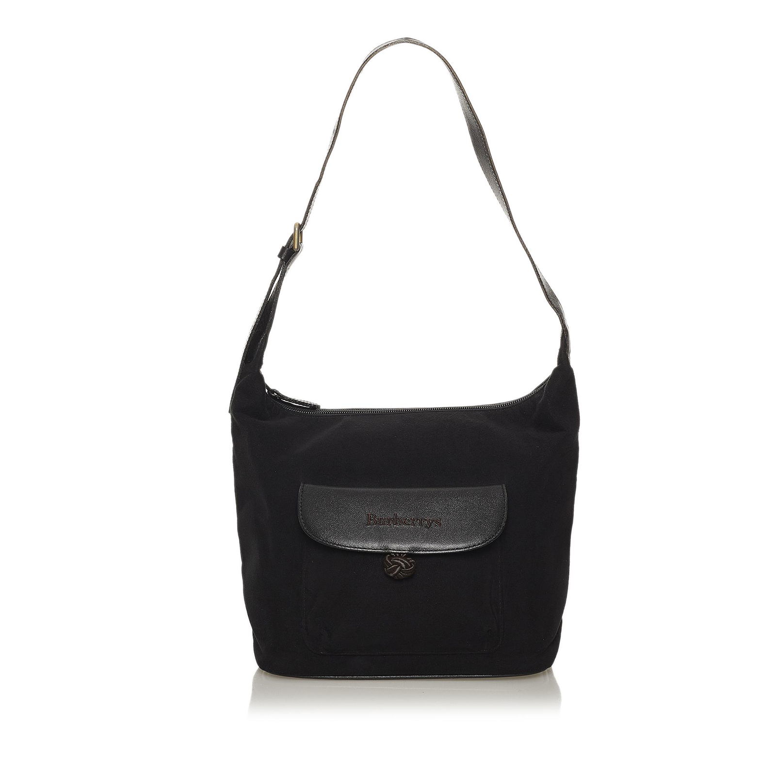 Burberry Suede Shoulder Bag: Burberry Suede Shoulder Bag This shoulder bag features a suede body an exterior front flap pocket a flat leather strap and a top zip closure. Brand: Burberry Model: Suede Shoulder Bag Origin: United K