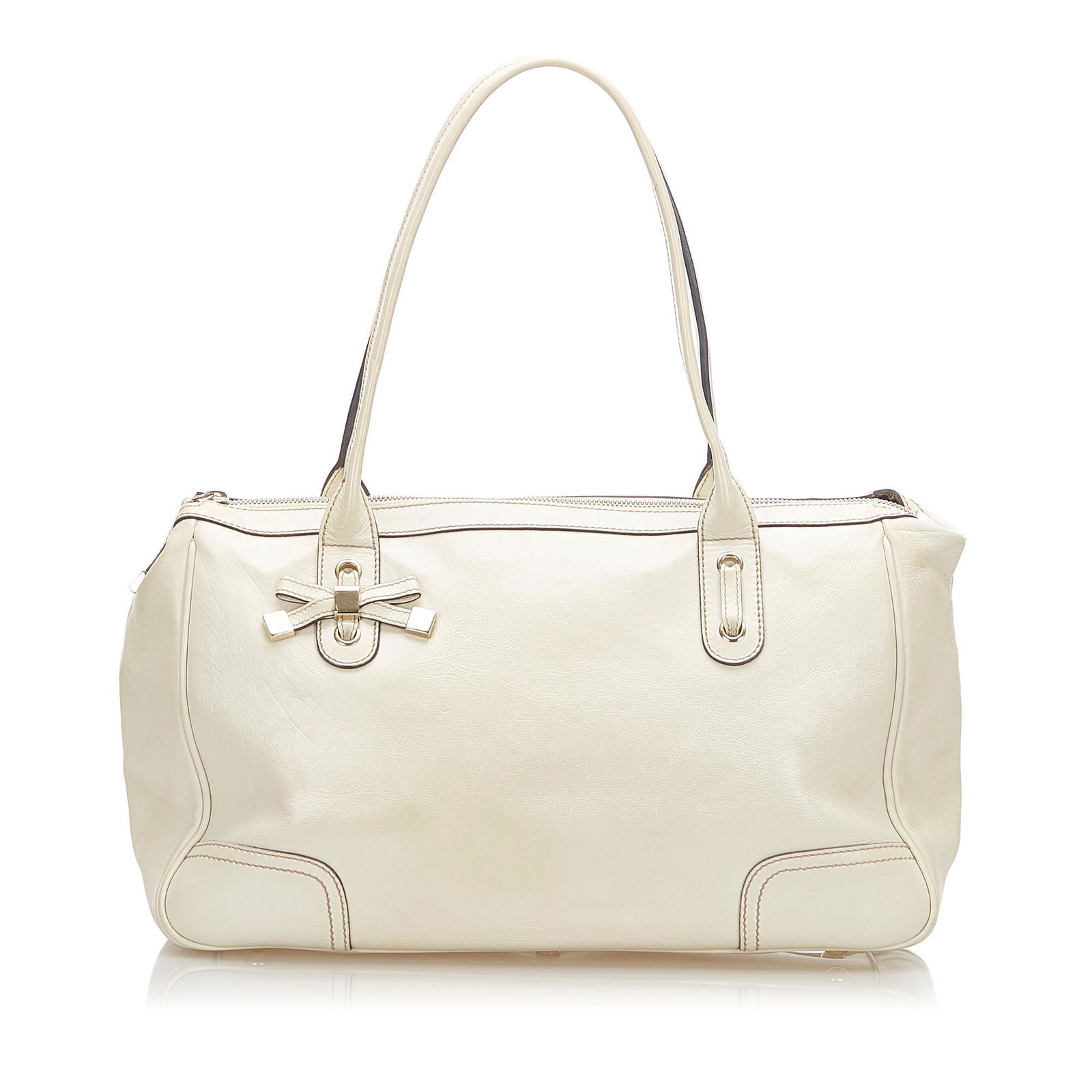 Gucci Princy Leather Handbag: Gucci Princy Leather Handbag This Princy handbag features a leather body rolled leather handles a top zip closure and interior zip and slip pockets. Brand: Gucci Model: Princy Leather Handbag Origin: