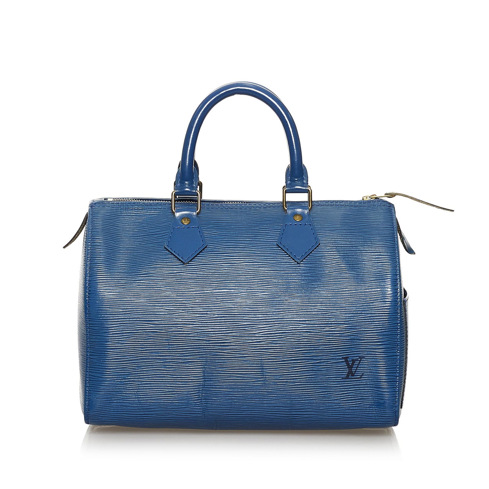 Louis Vuitton Epi Speedy 25: Louis Vuitton Epi Speedy 25 The Speedy 25 features an epi leather body rolled handles a top zip closure and an interior pocket. Brand: Louis Vuitton Model: Epi Speedy 25 Origin: France Category: Bags