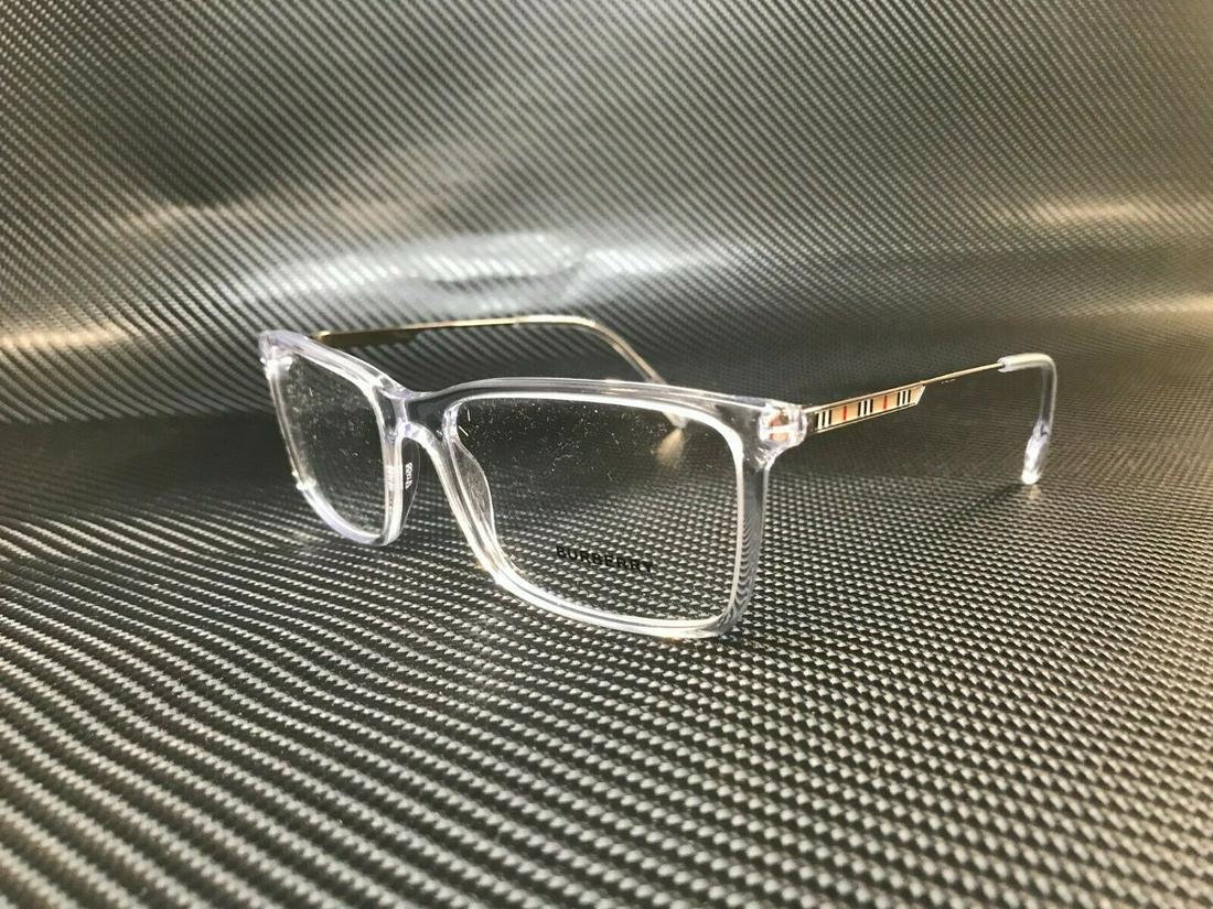BURBERRY BE2339 3024 Transparent Rectangle Men's 53 mm Eyeglasses: BURBERRY BE2339 3024 Transparent Rectangle Men's 53 mm Eyeglasses Style: Rectangle Type: Eyeglasses Brand: Burberry Frame Color: Beige New The BIDHAUS Guarantee: All items in this auction are guarante