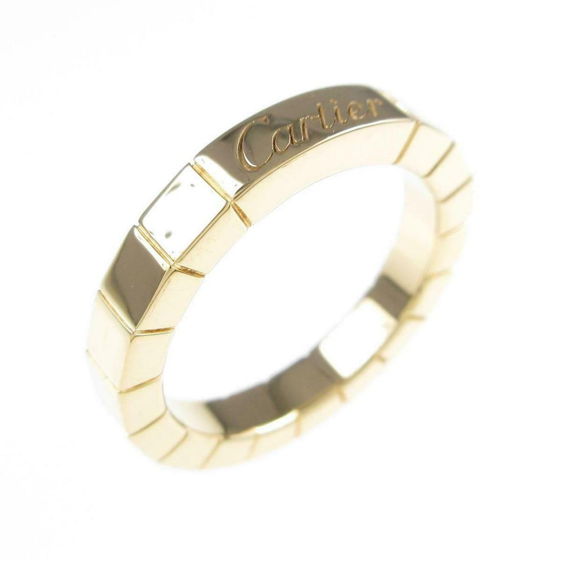 Cartier Lanieres Ring: Cartier Lanieres Ring Brand: Cartier Style: Ring Material: 750YG Gender: Ladies Size: 7.0 (JPN size)(47) Accessories: No case No Warranty Card Main Stone: No stone Actualsize: width : 3.1mm Type: Ring