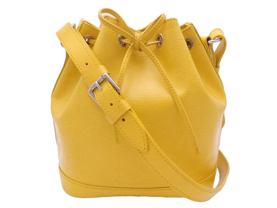 Louis Vuitton Shoulder Bag Epi Noe BB Yellow Leather Ladies: Louis Vuitton Shoulder Bag Epi Noe BB Yellow Leather Ladies Brand: Louis Vuitton Country of Origin: France Type: Shoulder bag Material: Epi leather Epi leather: Color: Yellow Size (HxWxD): 24cm x 22cm