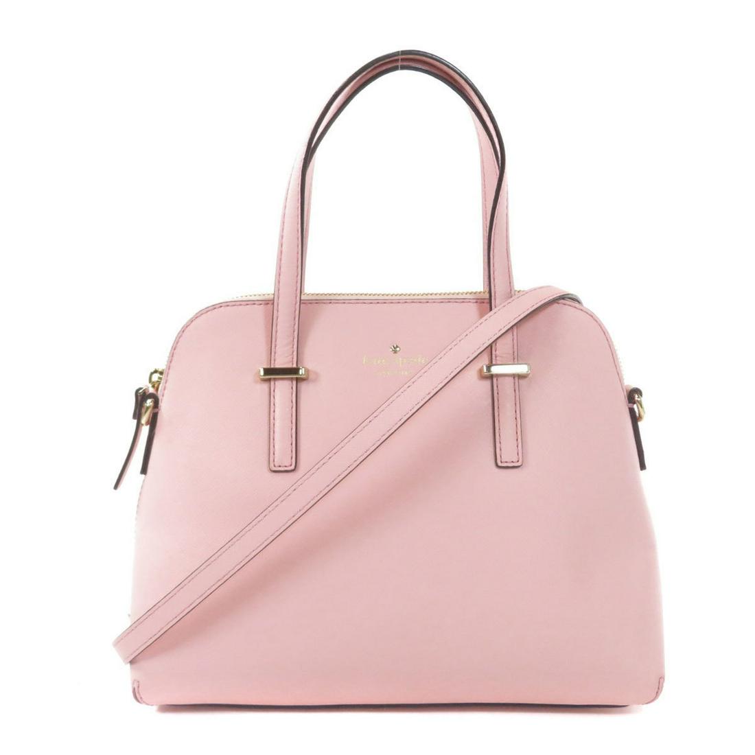 Kate Spade 2WAY Handbag Leather Ladies: Kate Spade 2WAY Handbag Leather Ladies Brand: Kate Spade Type: Handbag Material: Leather Leather: Color: Pink Closure: Zipper Gender: Women Size (HxWxD): 22cm x 28cm x 12cm / 8.66 x 11.02 x 4.72 Handl