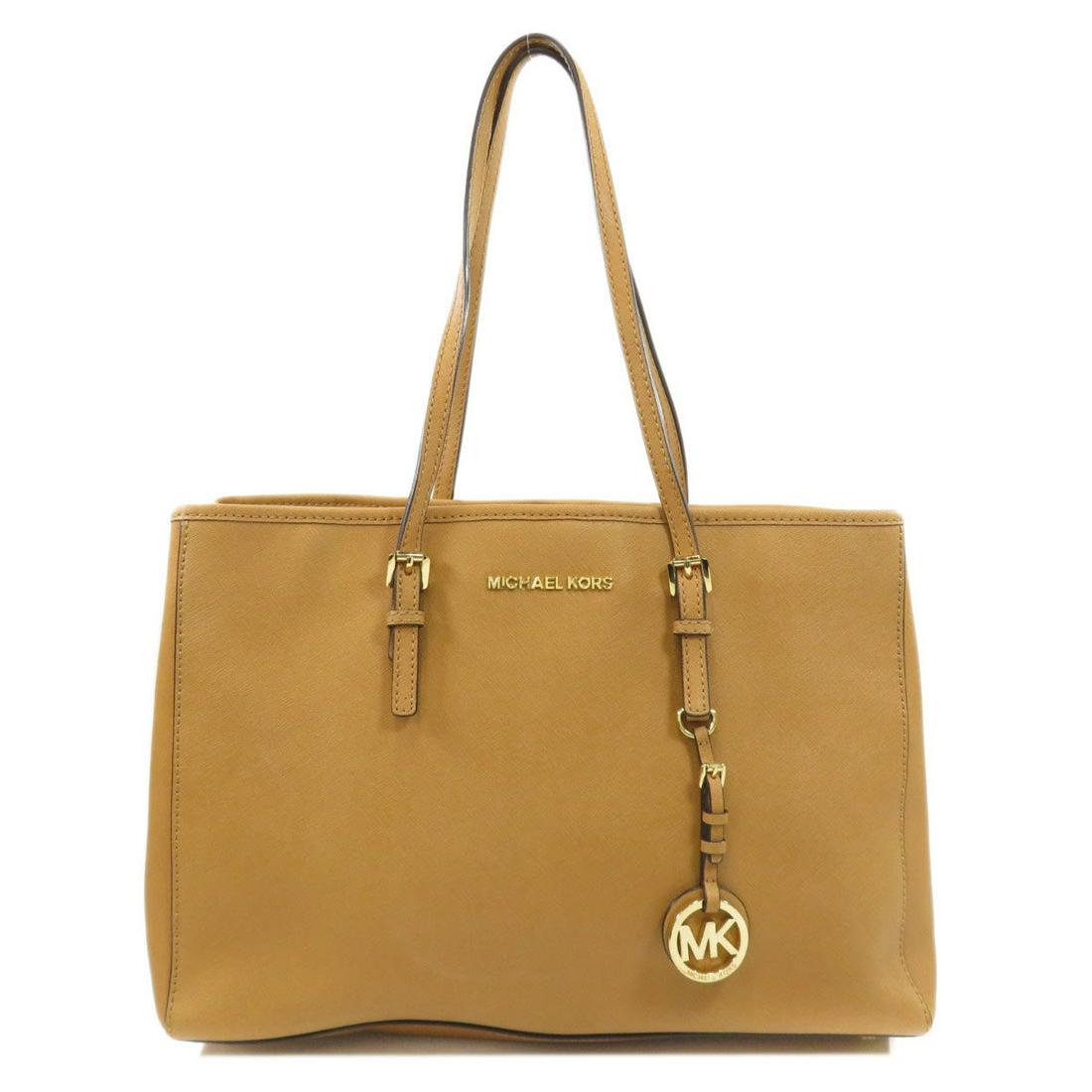 Michael Kors Tote Bag Leather Ladies: Michael Kors Tote Bag Leather Ladies Brand: Michael Kors Type: Tote bag Material: Leather Leather: Color: Brown Closure: Hook Inner Pocket: Zipper pocket2 Open pocket4 Zipper pocket: 2 Open pocket: 4