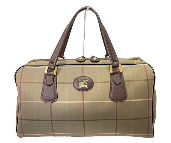 Burberrys Burberry canvas Boston bag: Burberrys Burberry canvas Boston bag Brand: Burberry Line: Burberrys Type: Boston bag Material: Canvas Canvas: Color: Beige Size (HxWxD): 22cm x 42cm x 24cm / 8.66 x 16.53 x 9.44 Condition: Used (good