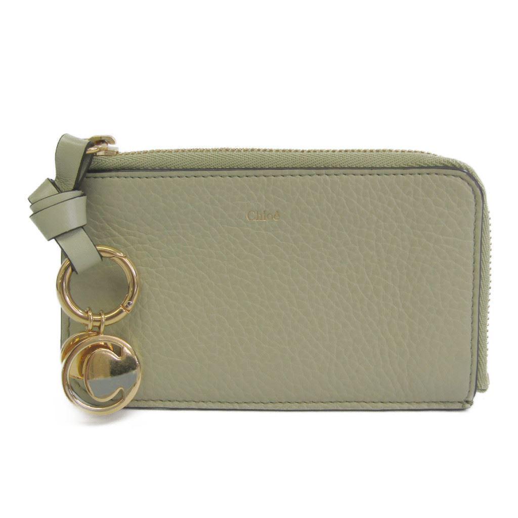 Chloe Women's Calfskin Card Wallet Light Green: Chloe Women's Calfskin Card Wallet Light Green Brand: Chloe Country of Origin: Spain Type: Card wallet Gender: Women Material: Leather Leather: Leather/Fur Type: Calfskin Color: Light green Size (HxWx