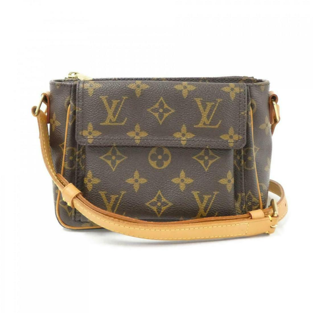 LOUIS VUITTON Monogram Viva Cite PM M51165 Shoulder bag: LOUIS VUITTON Monogram Viva Cite PM M51165 Shoulder bag Brand: LOUIS VUITTON Style: Shoulder Bag Exterior Color: MARRON / GOLD Parts Exterior Material: Coated canvas Gender: Ladies Size: W x H x D: 18