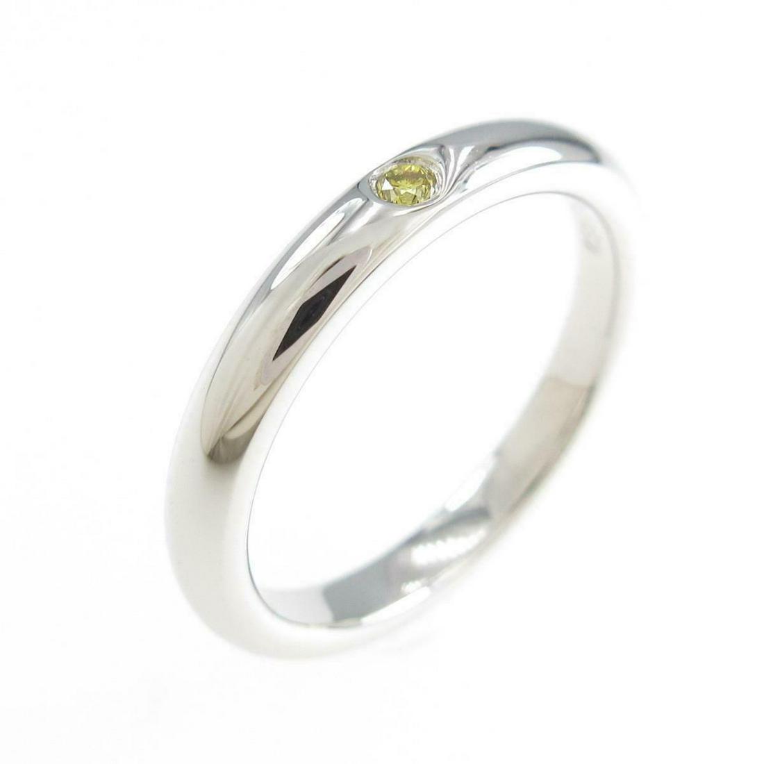 TIFFANY Stacking Ring: TIFFANY Stacking Ring Brand: TIFFANY Style: Ring Material: PT Gender: Ladies Size: 9.0 (JPN size) Accessories: No case Main Stone: Diamond Actualsize: width : 2.7mm Centerstone: Diamond Type: Ring Met