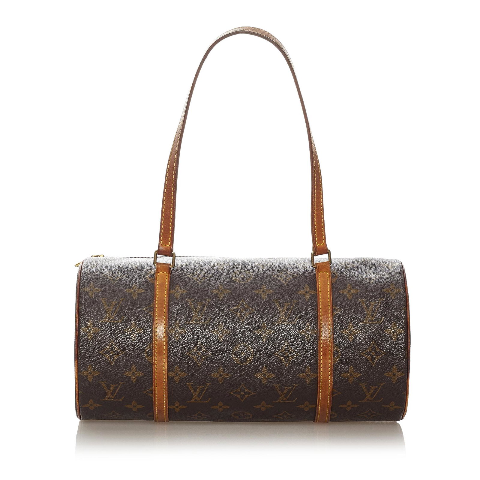 Louis Vuitton Monogram Papillon 30: Louis Vuitton Monogram Papillon 30 The Papillon 30 features the Monogram canvas body flat leather straps and trim and a top zip closure. Brand: Louis Vuitton Model: Monogram Papillon 30 Origin: FRANCE