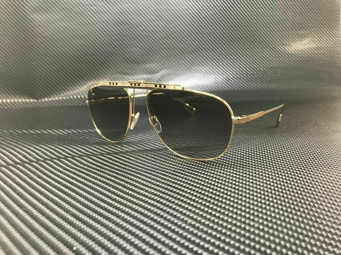 BURBERRY BE3121 101711 Gold Pilot Men's 59 mm Sunglasses: BURBERRY BE3121 101711 Gold Pilot Men's 59 mm Sunglasses Brand: Burberry Frame Color: Gold Type: Sunglasses New The BIDHAUS Guarantee: All items in this auction are guaranteed authentic and come with