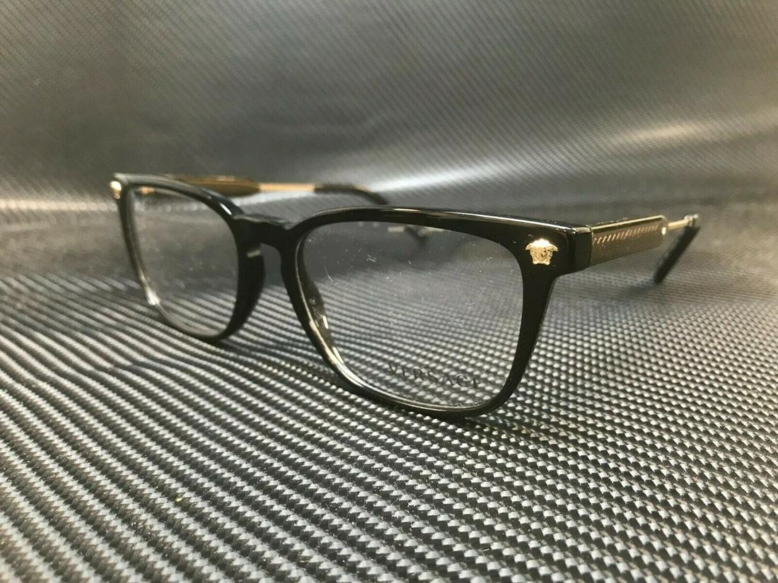 VERSACE VE3290 GB1 Black Square Rectangle Women's Eyeglasses 54 mm: VERSACE VE3290 GB1 Black Square Rectangle Women's Eyeglasses 54 mm Style: Rectangle Type: Eyeglasses Brand: Versace Frame Color: Black New The BIDHAUS Guarantee: All items in this auction are guarante