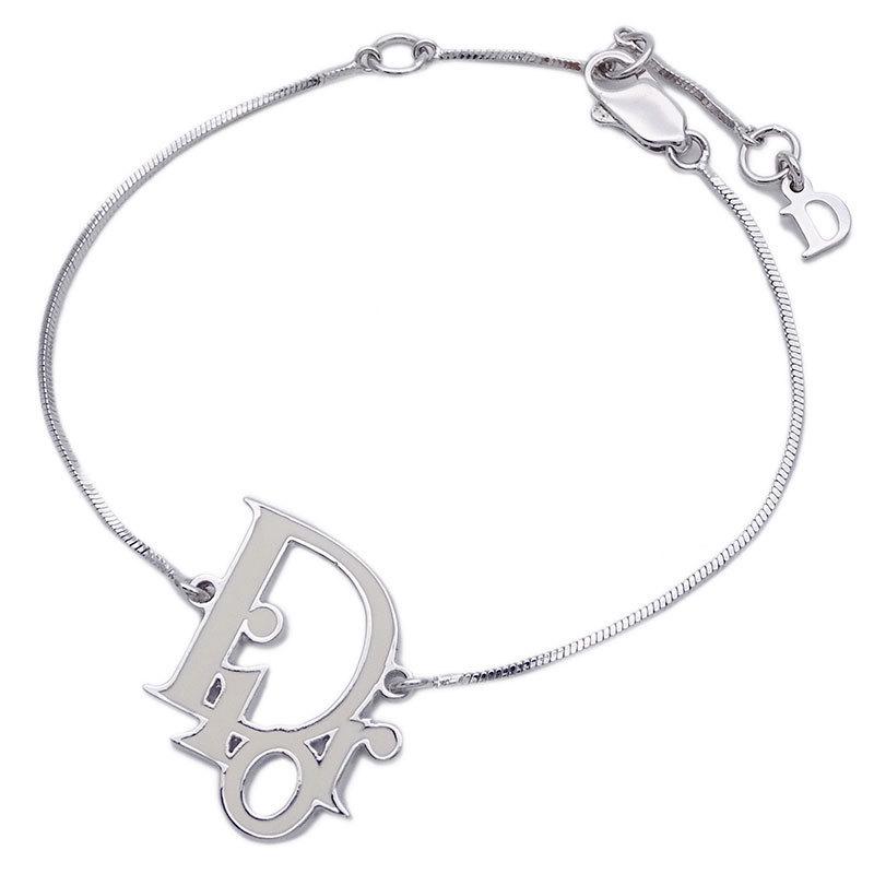 Christian Dior Bracelet Women's Silver White: Christian Dior Bracelet Women's Silver White Brand: Christian Dior Type: Charm bracelet Gender: Women Color: Silver White Length: 16cm - 20cm / 6.29 - 7.87 Condition: Used (good) Overall Scratches: Sl