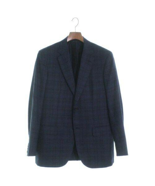 Brioni Tailored jackets NavyxBlue(Check Pattern) 40(about M): Brioni Tailored jackets NavyxBlue(Check Pattern) 40(about M) Brand: Brioni Style: Basic Jacket Color: NavyxBlue(Check Pattern) Size: 40(about M) "Size (MenS): 40 (M rank) " Size Type: Regular Type: ta