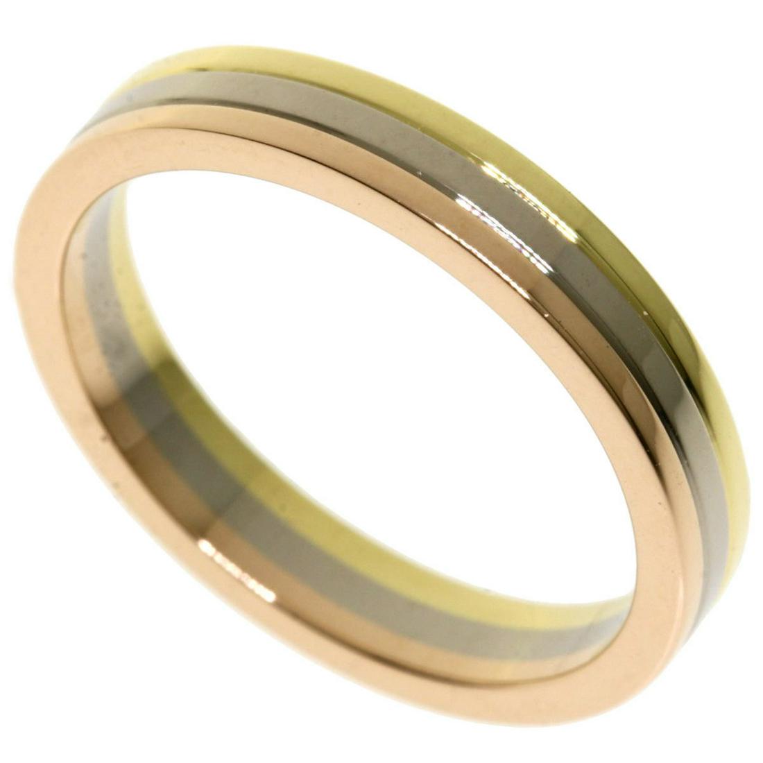 Cartier Three Colors # 54 Rings / K18 Yellow Gold K18WG K18PG Ladies CARTIER: Cartier Three Colors # 54 Rings / K18 Yellow Gold K18WG K18PG Ladies CARTIER Brand: Cartier Model: Ring / ring Gender: Women Color: Yellow Material: Yellow gold (18K) US Size: 7-7.5 Other Size: 14 Wid