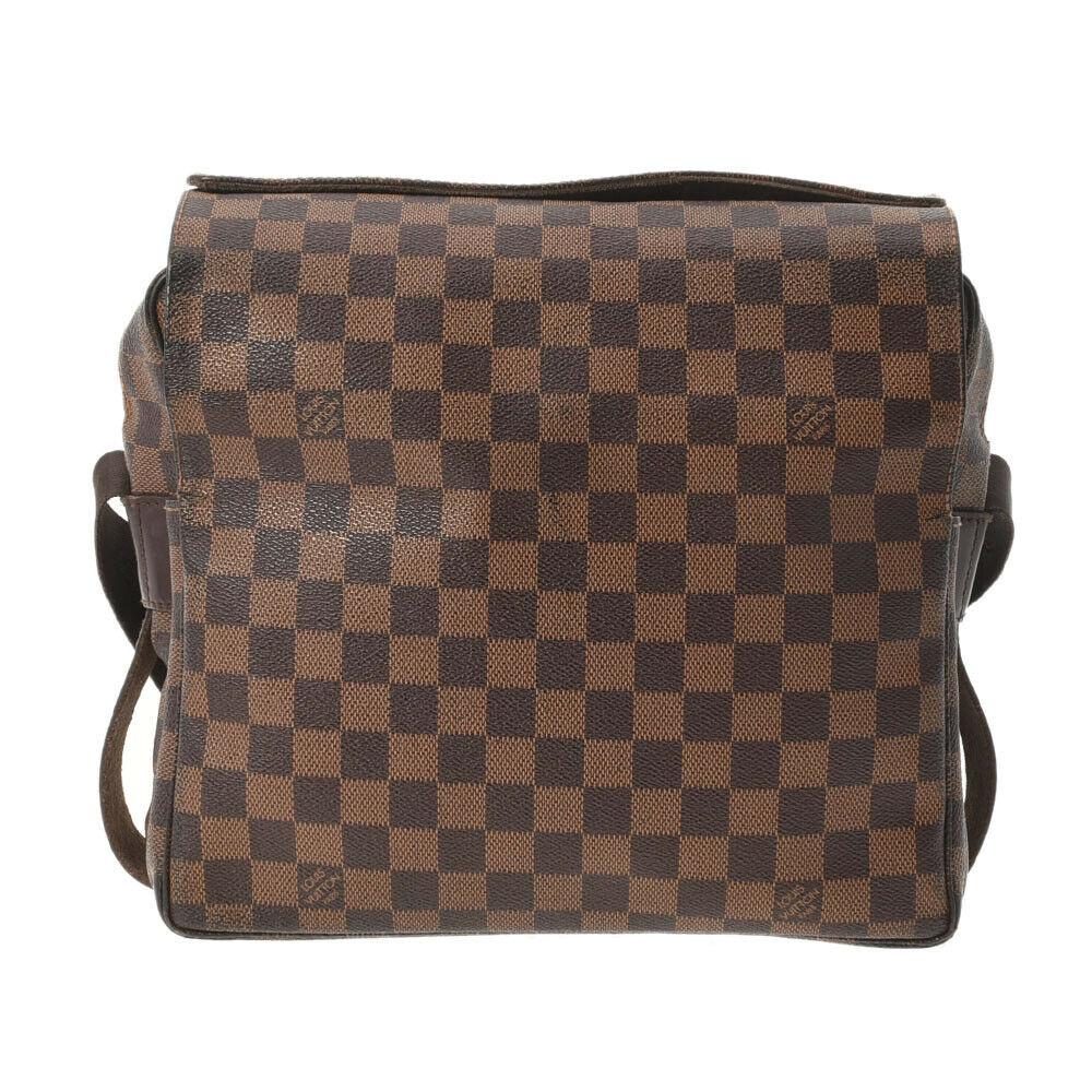 LOUIS VUITTON Damier Naviglio Brown N45255 bags: LOUIS VUITTON Damier Naviglio Brown N45255 bags Brand: LOUIS VUITTON Style: bags Exterior Material: Damier canvas Exterior Color: Brown Bag Height: 24cm Bag Depth: 14cm Bag Length: 28cm Type: Semi Sho