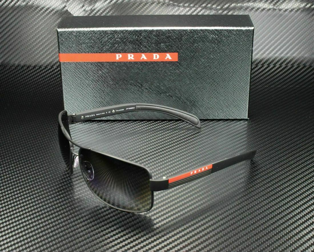 PRADA LINEA ROSSA PS 54IS DG05W1 Black Rectangle Men 65 mm Polarized Sunglasses: PRADA LINEA ROSSA PS 54IS DG05W1 Black Rectangle Men 65 mm Polarized Sunglasses Lens Technology: Polarized Vintage: No Brand: PRADA Frame Color: Black Uv Protection: UV400 Type: Sunglasses Lens Materi