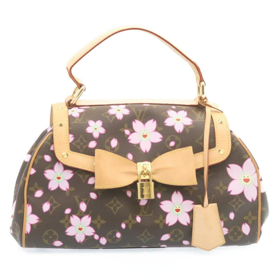 LOUIS VUITTON Monogram Cherry Blossom Sac Retro PM Hand Bag M92012: LOUIS VUITTON Monogram Cherry Blossom Sac Retro PM Hand Bag M92012 Brand: LOUIS VUITTON Style: Hand Bag Exterior Material: Monogram Canvas Exterior Color: Monogram Bag Height: 7.1inch(Approx) / 18cm(A