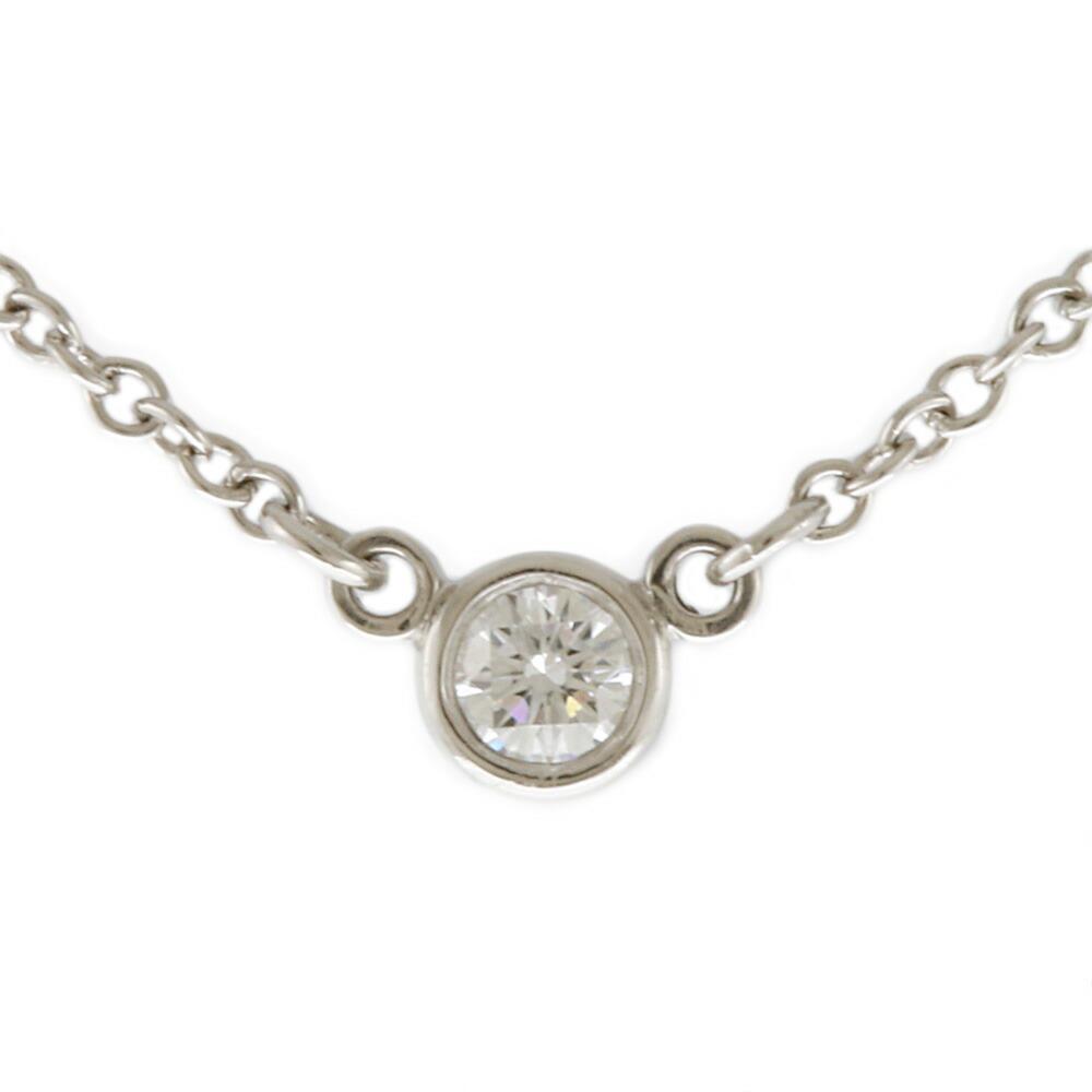 Tiffany TIFFANY & Co. Necklace Diamond Ladies: Tiffany TIFFANY & Co. Necklace Diamond Ladies Brand: Tiffany Necklace Type: Necklace Gender: Women Material: Platinum 950 Stone: Diamond Season: Fall/winter Spring/summer Weight: 2.2g / 0.07oz. Neck C