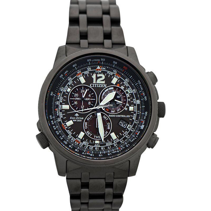 Citizen CB5867-87H - Radio Controlled Eco-Drive Black Dial Stainless Steel Men's Watch: Citizen CB5867-87H - Radio Controlled Eco-Drive Black Dial Stainless Steel Men's Watch Brand: Citizen Model: Promaster Sky Dealer product code: 29079A Case material: Steel Bracelet material: Steel Yea