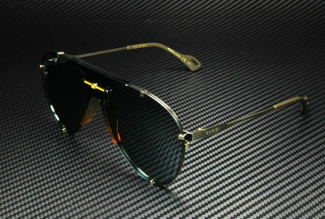 GUCCI GG0740S 002 Aviator Metal Gold Blue Unisex Sunglasses: GUCCI GG0740S 002 Aviator Metal Gold Blue Unisex Sunglasses Country/Region Of Manufacture: Japan Year Manufactured: 2020-2029 Pattern: Solid Lens Technology: Anti-Reflective Tinted Character: Blue Vin