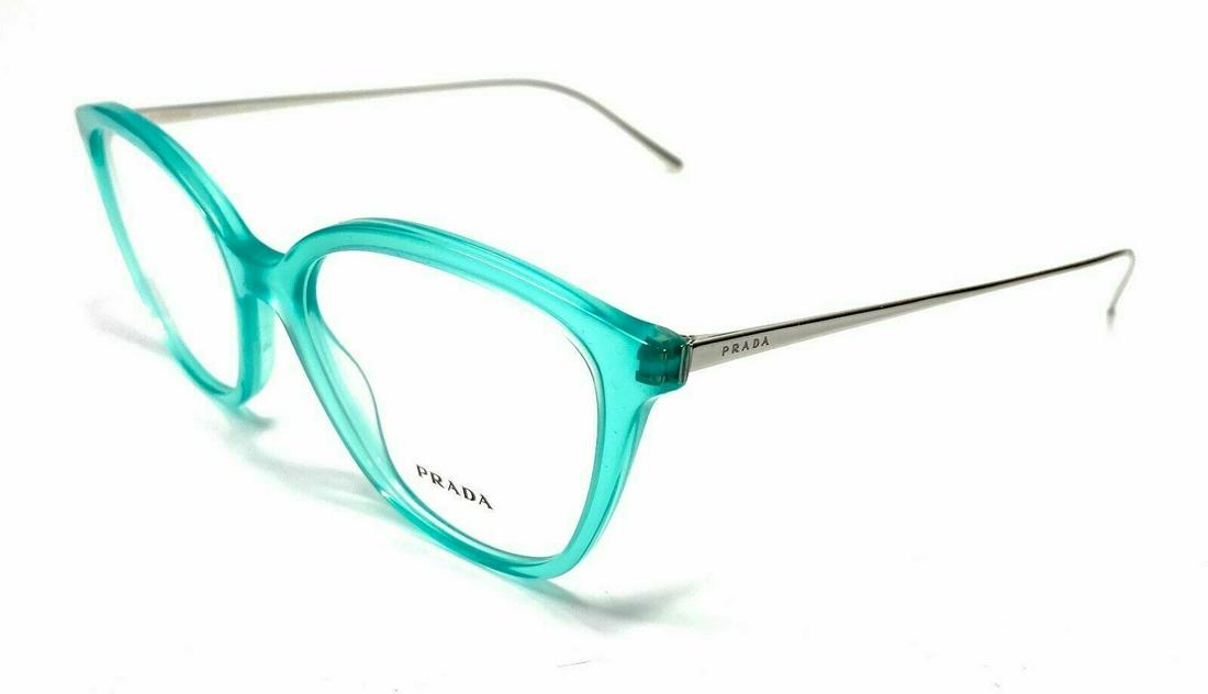 Prada PR 11VV 3131O1 Blue Women's Eyeglasses Frame 51: Prada PR 11VV 3131O1 Blue Women's Eyeglasses Frame 51 Brand: PRADA Department: Women Frame Color: Blue Type: Eyeglasses Lens Socket Width: 53 mm Temple Length: 140 mm Country/Region Of Manufacture: It