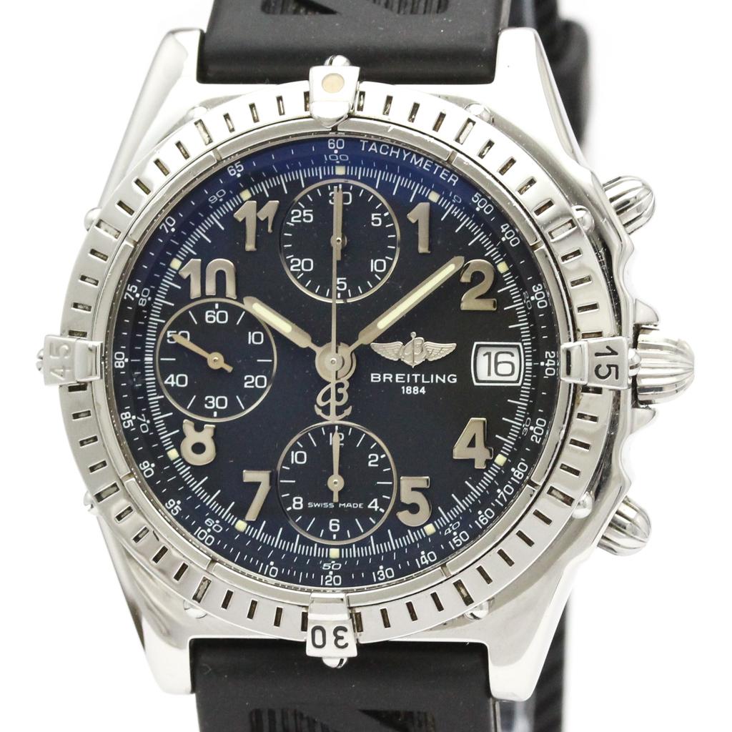 Breitling Chronomat Automatic Stainless Steel Men's Sport: Breitling Chronomat Automatic Stainless Steel Men's Sport Brand: Breitling Line: Chronomat Model: A13050.1 Type: Wristwatch Style: Sport Gender: Men Material (Case): Stainless steel Material (Band): R