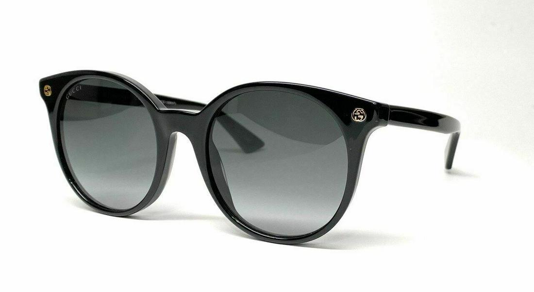 GUCCI GG0091S 001 Black Women's Round Sunglasses 52: GUCCI GG0091S 001 Black Women's Round Sunglasses 52 Brand: Gucci Type: Sunglasses Frame Color: Black Department: Women Style: Oval Lens Color: Gray Lens Technology: Gradient Frame Material: Plastic Ac