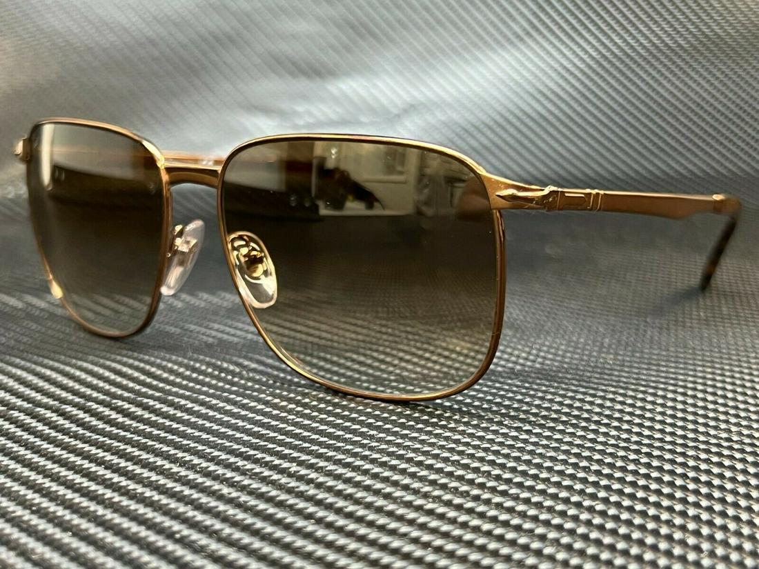 PERSOL PO2463S 108151 Brown Rectangle Square Men's 59 mm: PERSOL PO2463S 108151 Brown Rectangle Square Men's 59 mm Department: Men Style: Rectangle Type: Sunglasses Brand: Persol Frame Color: Brown New The BIDHAUS Guarantee: All items in this auction are gua